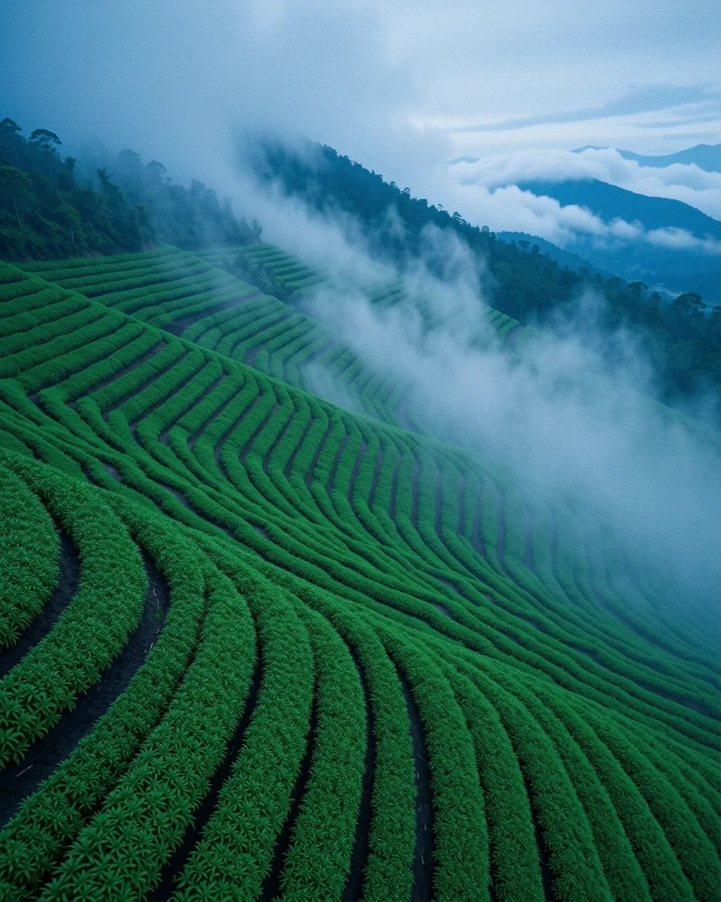 Indonesian highland plantations